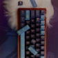 Moon Rhyme 104+26 PBT Dye-subbed Keycaps Set for Cherry MX Mechanical Gaming Keyboard Black